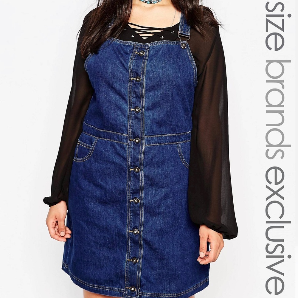 Alice & You Denim Pinafore